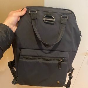 PACSAFE black backpack